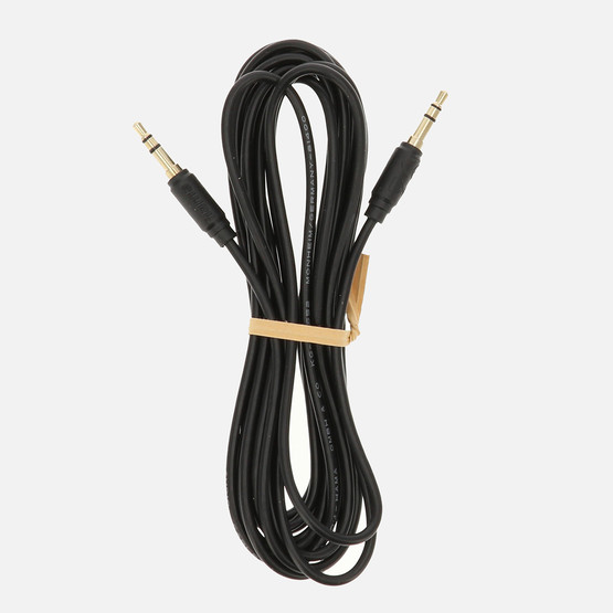 Hama HM.205263 3.5 mm - 3.5 mm Stereo Altın Uçlu Ses Kablosu 3M Siyah