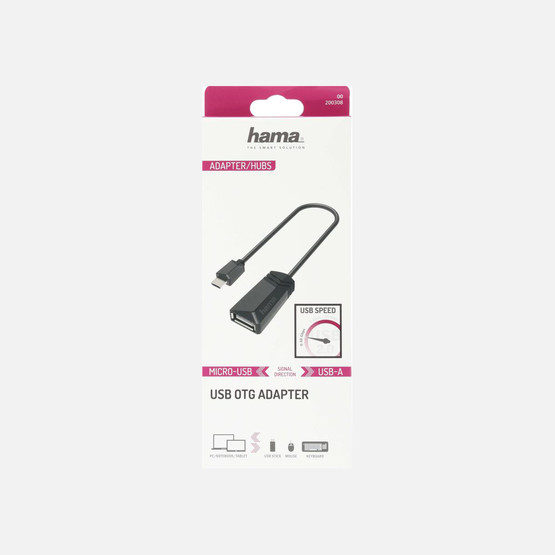 Hama HM.200308 Adaptör USB B Micro Fiş - USB A Soket