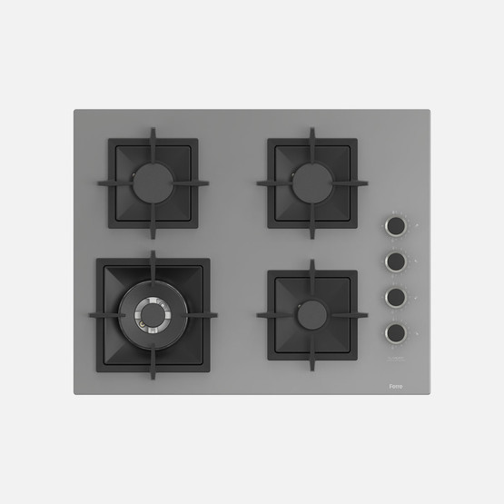 Ferre SC408-WFA Gri FlameArt Ankastre Ocak 65cm