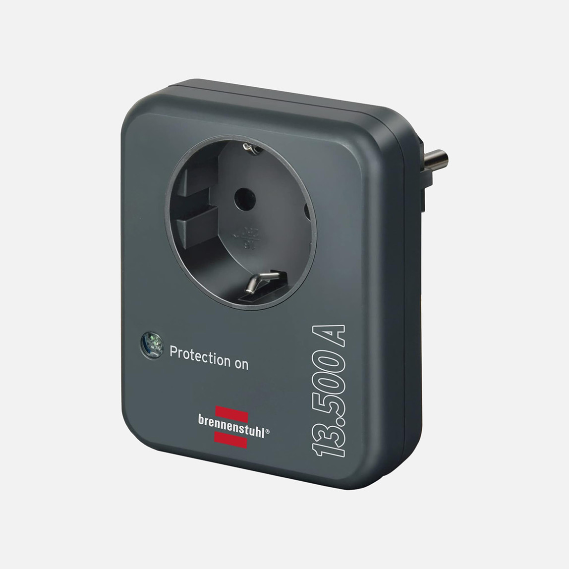    Brennenstuhl Primera Line 13.500 mAh Tekli Akım Korumalı Priz Siyah 