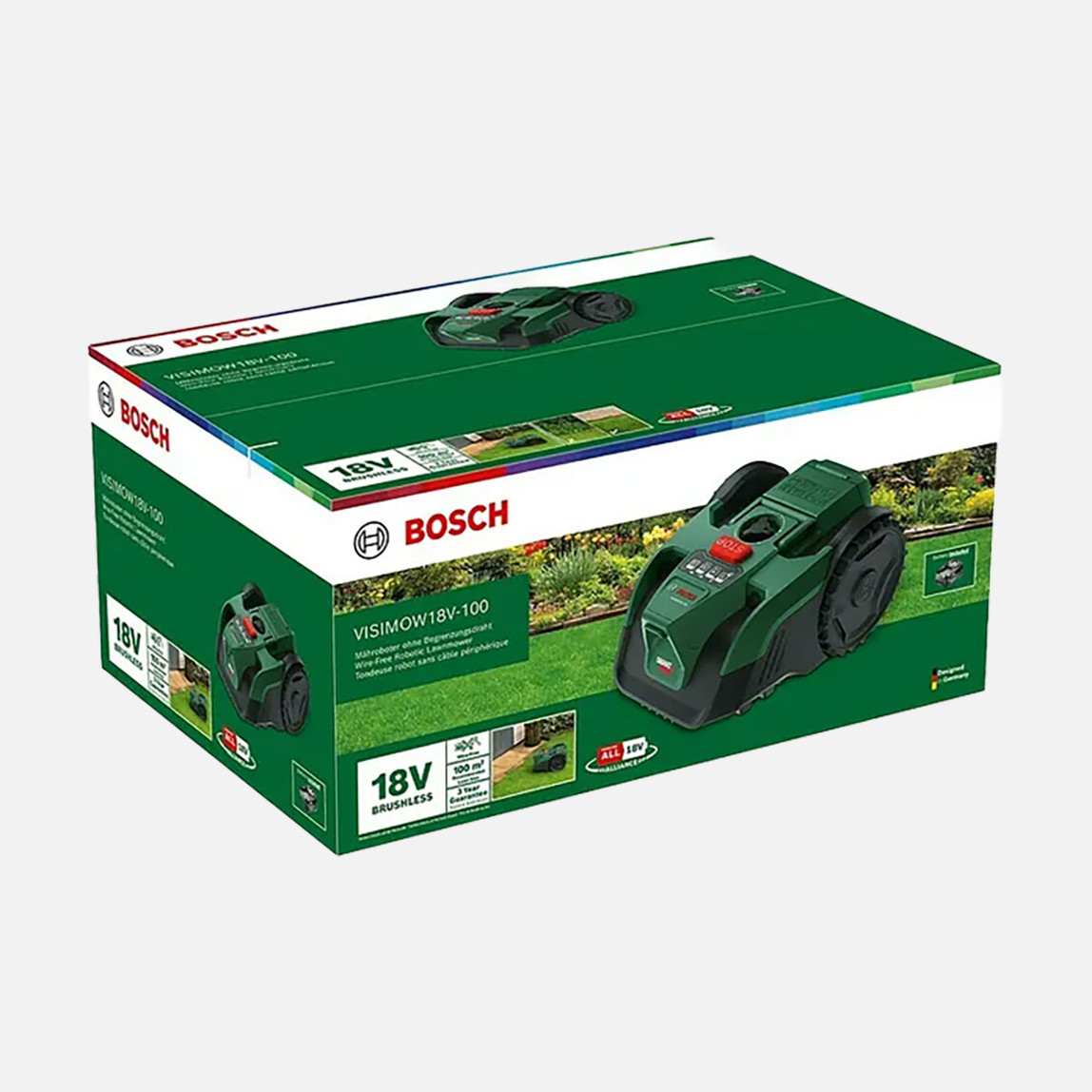    Bosch VISIMOW100 Robotik Çim Biçme Makinesi 1x4 AH 