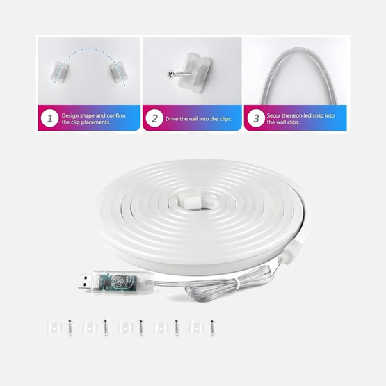 Neon RGB Led Şerit Smart Kit 5M IP6