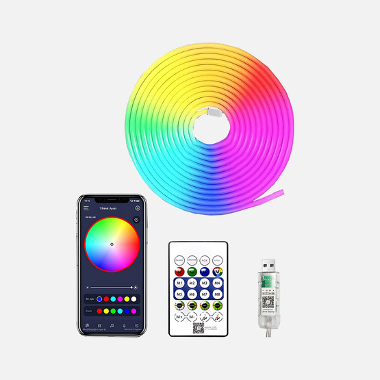 Neon RGB Led Şerit Smart Kit 5M IP6