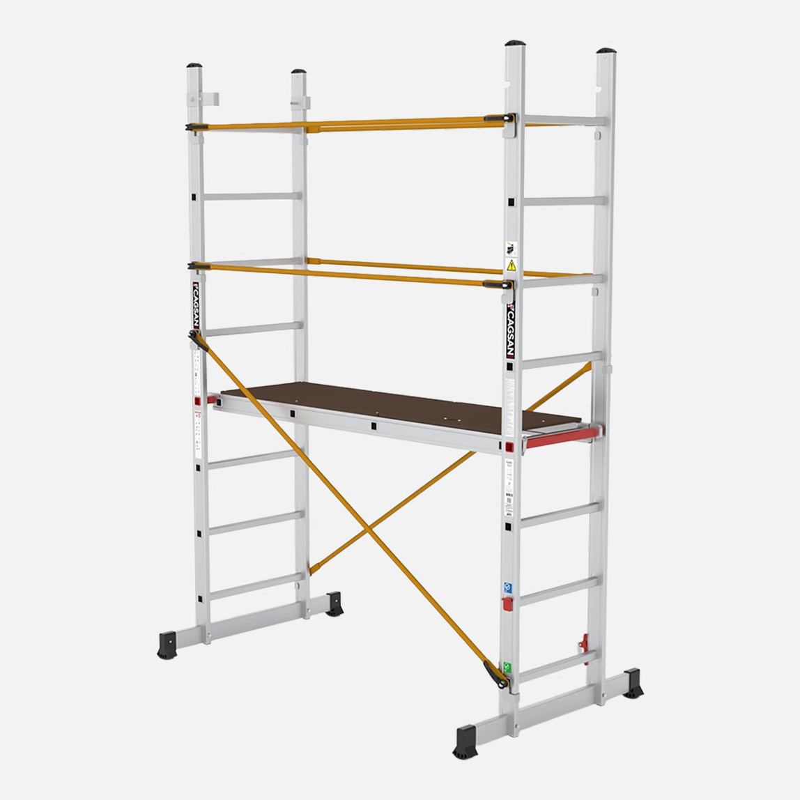    Çağsan Monosafe 2x8 Basamaklı Platform Merdiven 