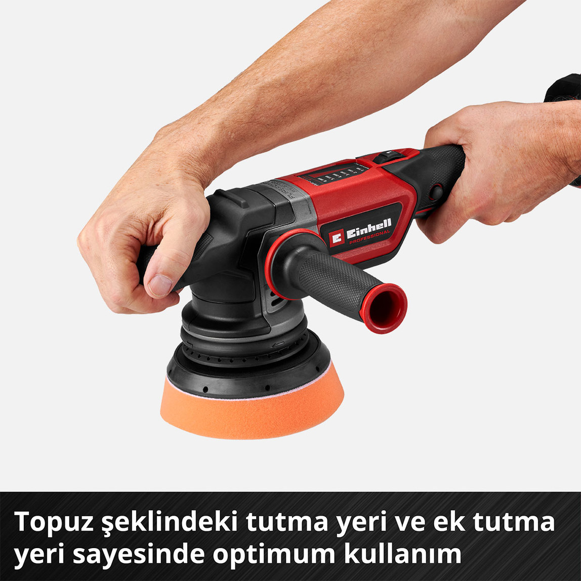    Einhell Professional CP-EP 18/125 Li BL Solo  Akülü Polisaj Makinesi (Akü ve Şarj Cihazı Dahil Değildir.) 