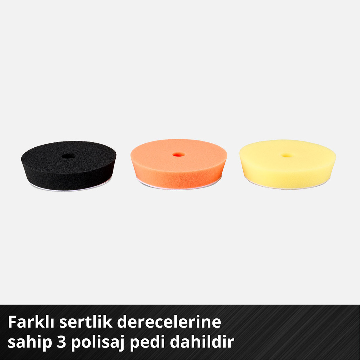    Einhell Professional CP-EP 18/125 Li BL Solo  Akülü Polisaj Makinesi (Akü ve Şarj Cihazı Dahil Değildir.) 