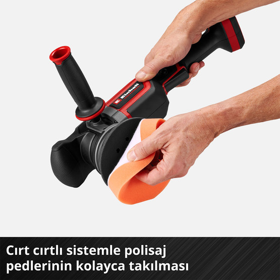Einhell Professional CP-EP 18/125 Li BL Solo  Akülü Polisaj Makinesi (Akü ve Şarj Cihazı Dahil Değildir.)