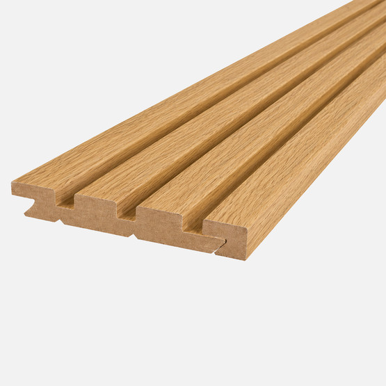 MDF Duvar Paneli Sağ Bitiş Profili 18x24x2800mm Meşe