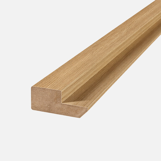 MDF Duvar Paneli Sol Başlangıç Profili 18x48x2800mm Meşe