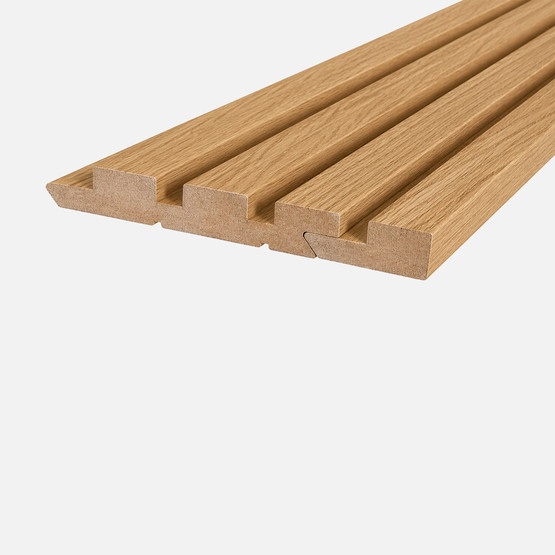 MDF Duvar Paneli Sol Başlangıç Profili 18x48x2800mm Meşe