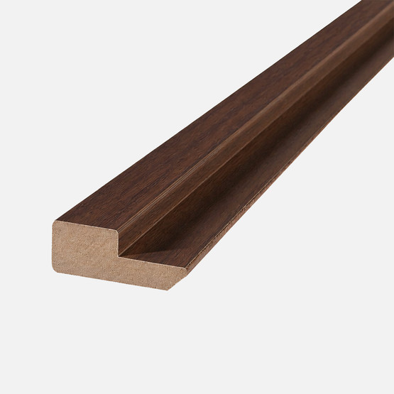 MDF Duvar Paneli Sol Başlangıç Profili 18x48x2800mm Ceviz