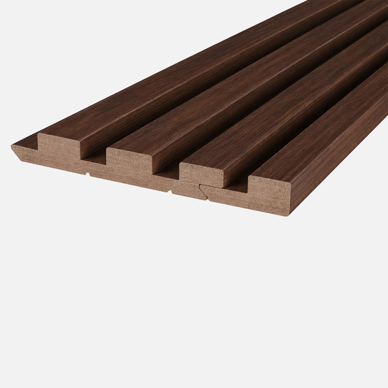 MDF Duvar Paneli Sol Başlangıç Profili 18x48x2800mm Ceviz