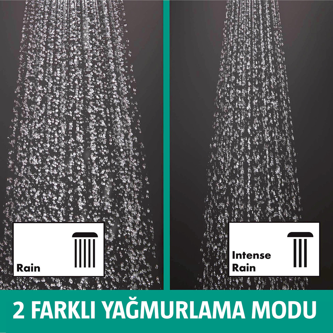    Hansgrohe Vernis Blend Duş Seti ve Termostatik Banyo Bataryası 