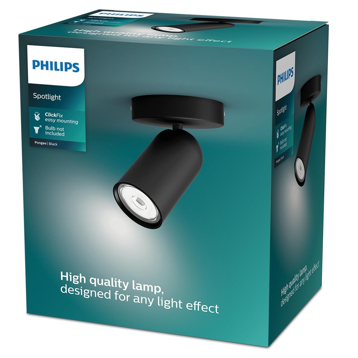    Philips Pongee Tekli Spot Siyah 