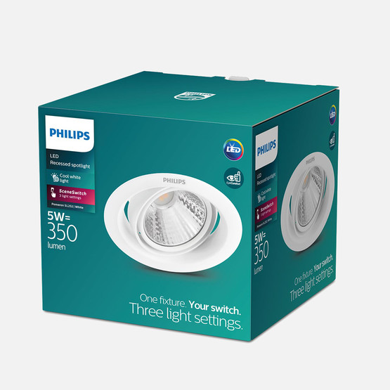 Philips Pomeron Gömme Spot 5W 4000K