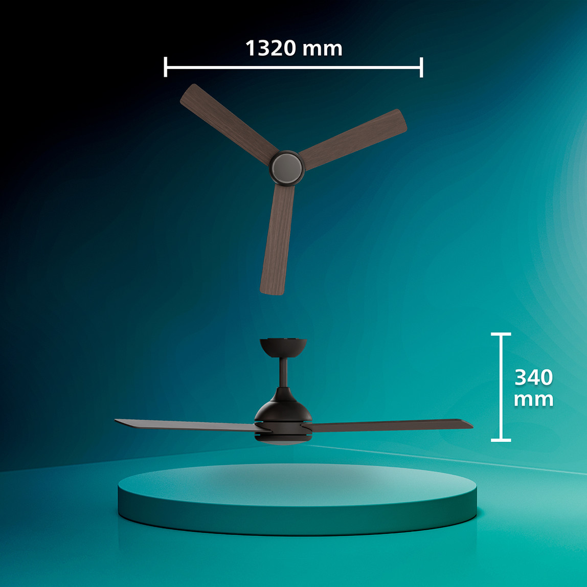    Philips Velyx LED Lambalı Tavan Vantilatörü
32W (Fan) + 24W (Işık) 