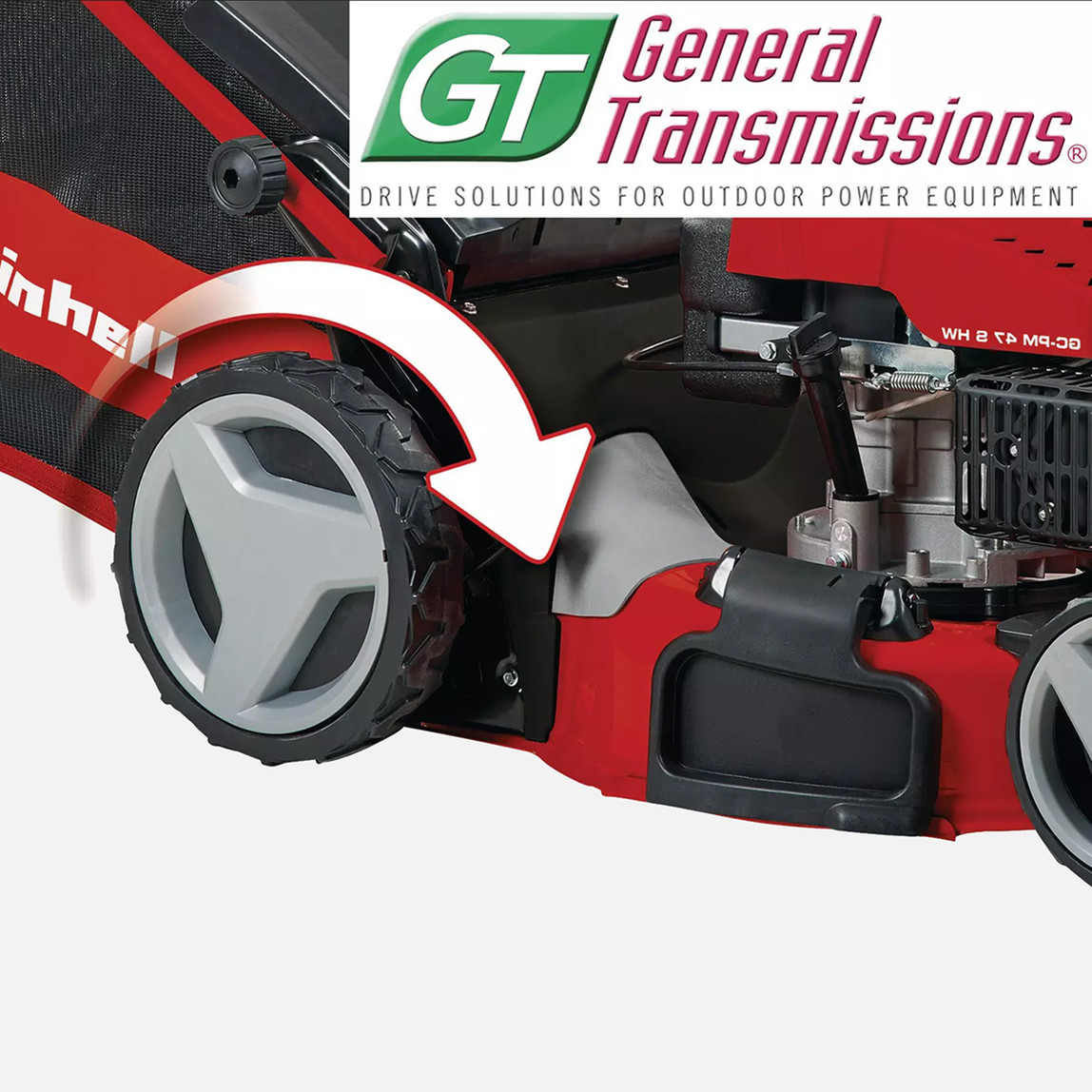    Einhell GC-PM 56/2 S HW Benzinli Çim Biçme Makinesi   