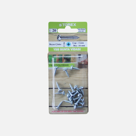 Torex YSB Sunta Vidası 4x16 mm
