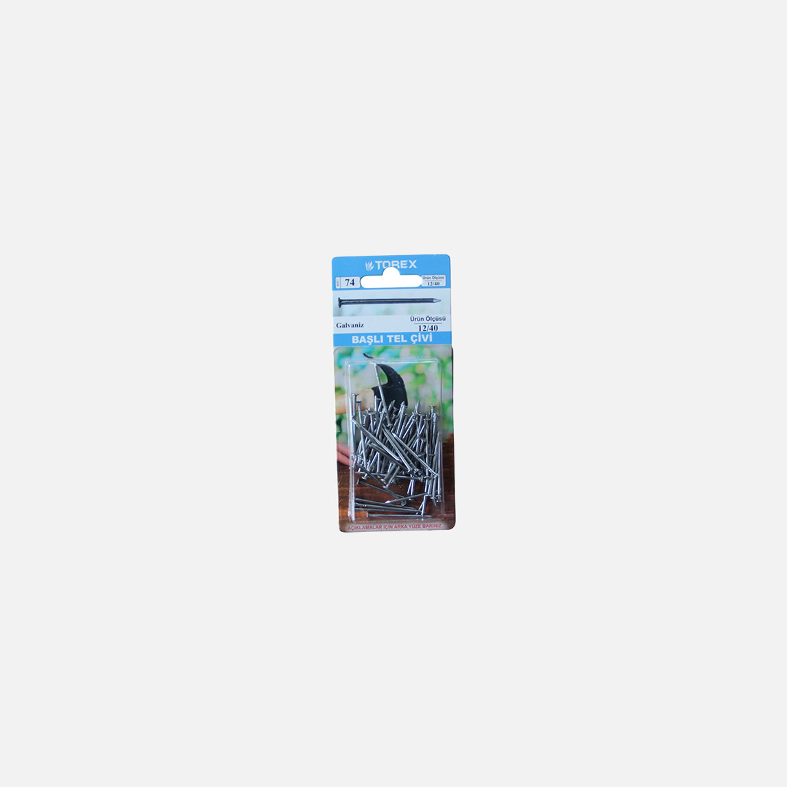    Torex Başlı Tel Çivi 12/40 
