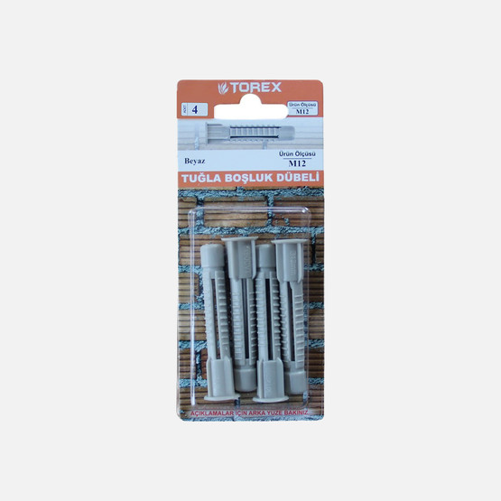 Torex Tuğla Boşluk Dübeli 12 mm
