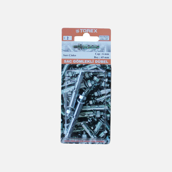 Torex Sac Gömlekli Dübel 6x65 mm