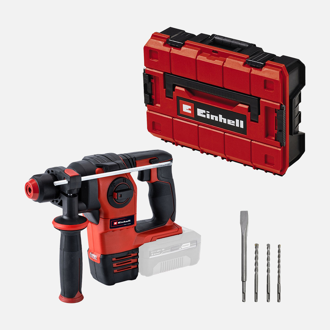    Einhell Professional Kömürsüz 3'lü Makine Seti  (2x4,0 Ah Plus Akülü) 