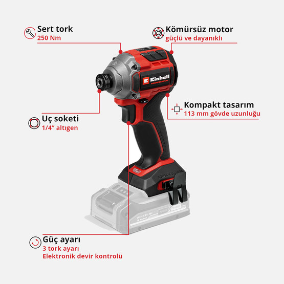 Einhell Profesyonel Kömürsüz Compact 2'li Makine Seti
