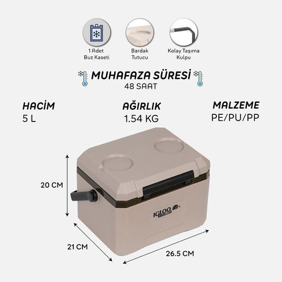 Igloo CoreMax 5 Buzluk 5 Litre
