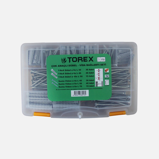 Torex Çok Amaçlı Dübel ve Vida Bağlantı Seti