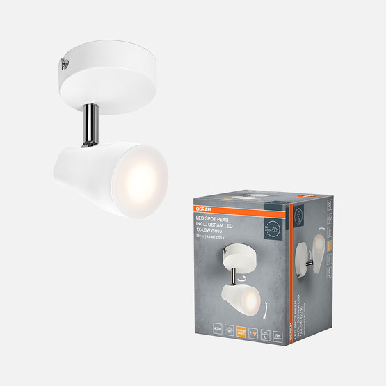 Osram Led Spot Pear 1x4.3W GU10 Beyaz