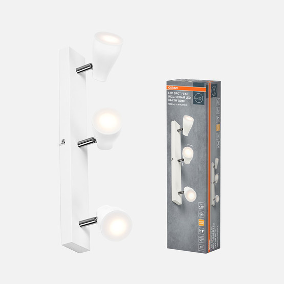 Osram Led Spot Pear 3'Lü 3x4.3W GU10 Beyaz