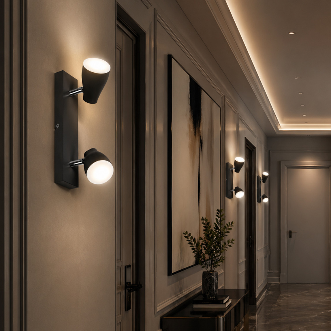    Osram Led Spot Pear 2'Li 2x4.3W GU10 Siyah 