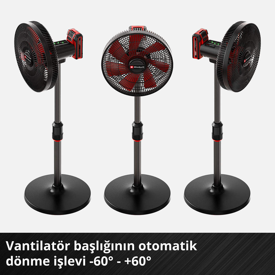    Einhell Expert Akülü Vantilatör GE-CF 18/320 P Li-Solo (Akü ve Şarj Cihazı Dahil Değildir) 