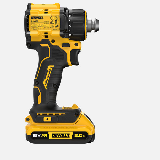Dewalt Dcd803Nt-Xj 18V Çok Başlıklı Kömürsüz Matkap (Solo)