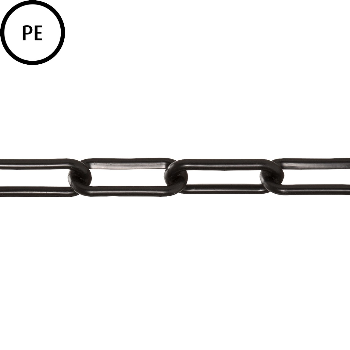    Conacord Plastik Zincir Siyah 6 mm 