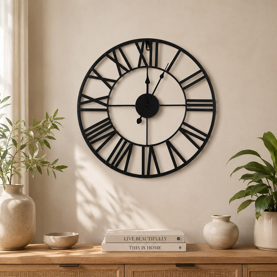 Metal Duvar Saati 47cm
