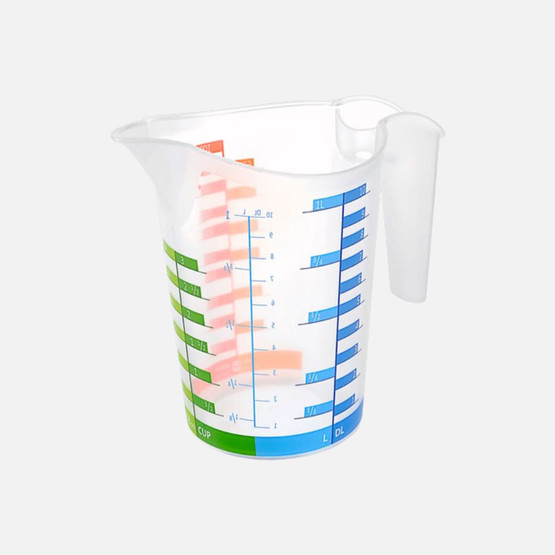 Home Puzzle Renkli Dereceli Plastik Ölçü Kabı 1000 ml
