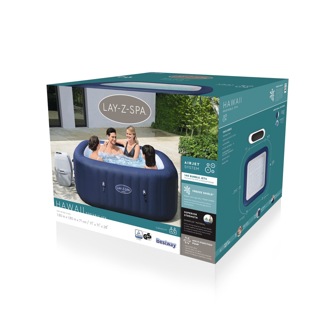    Bestway Lay z Spa Hawai AirJet Jakuzi 60021
 