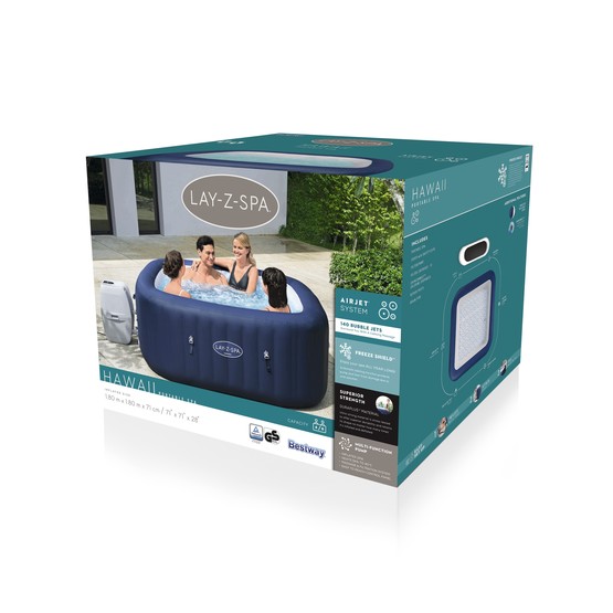 Bestway Lay z Spa Hawai AirJet Jakuzi 60021
