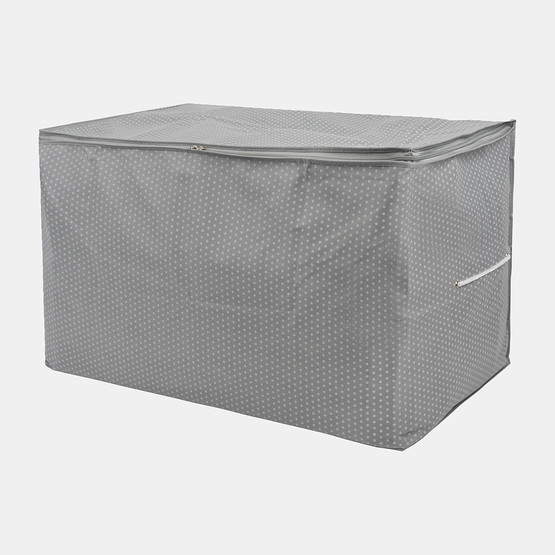 Tvl Home Puantiyeli Orta Saklama Hurcu Gri 64x41x35 cm