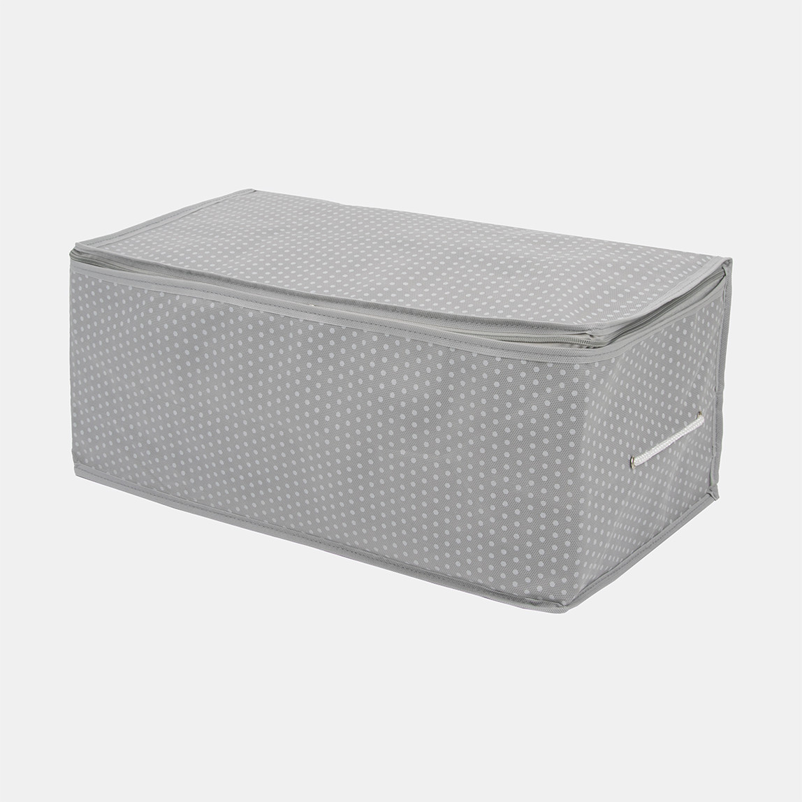    Tvl Home Puantiyeli Büyük Saklama Hurcu Gri 74x46x46 cm 