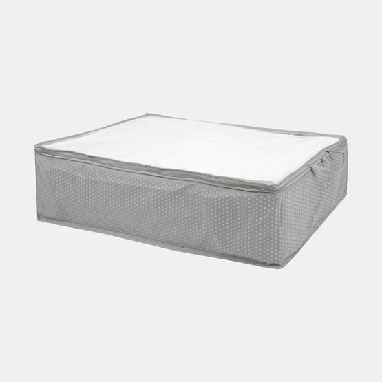 Tvl Home Şeffaf Baza Altı Saklama Hurcu Gri 80x50x20 cm