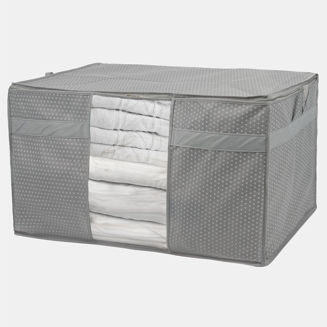    Tvl HomePencereli Yastık Saklama Hurcu Gri 75x40x40 cm 