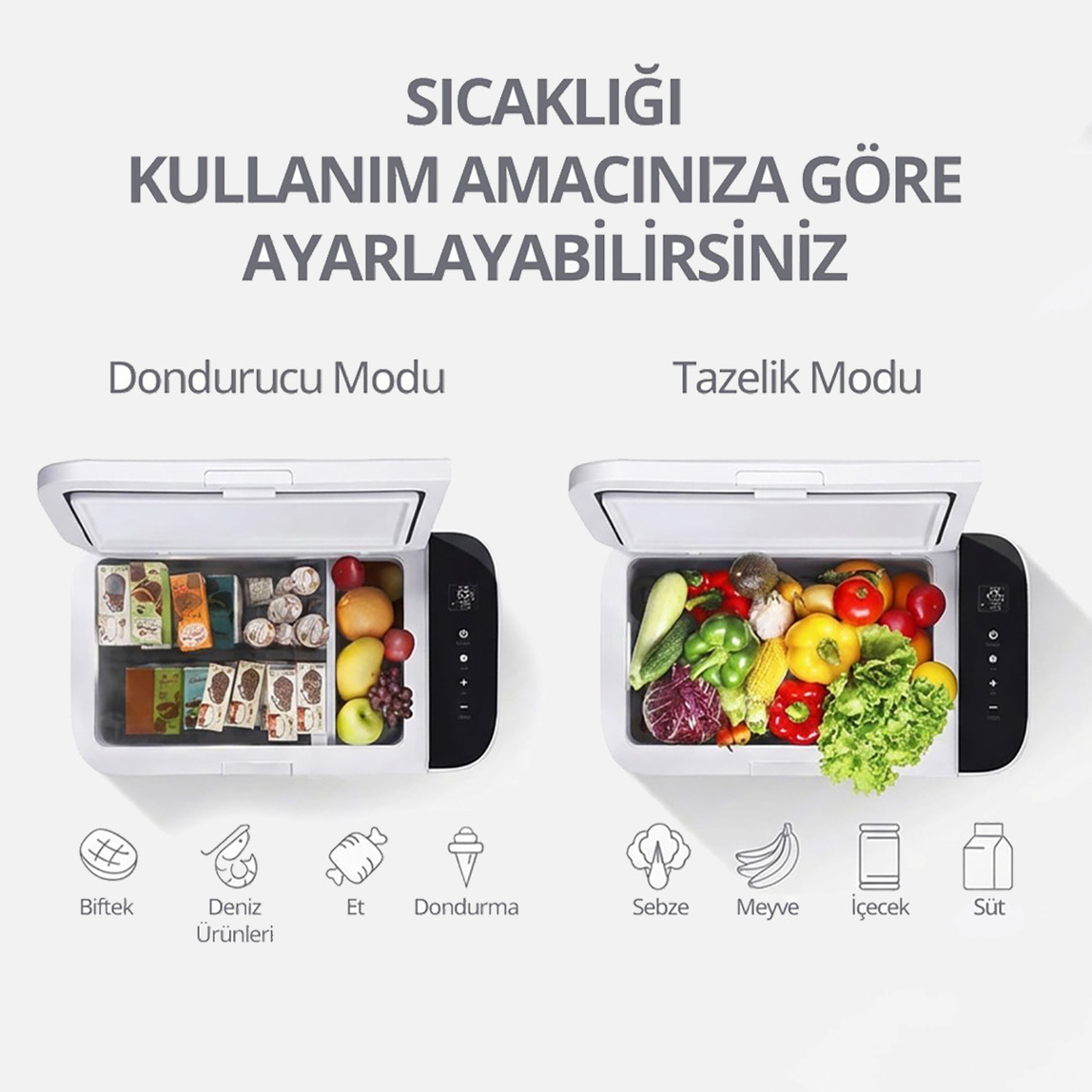    Coolist CLK25B 12/24Volt/ 220Volt 25 Litre Kompresörlü Bluetooth Bağlantılı Oto Buzdolabı  
 
