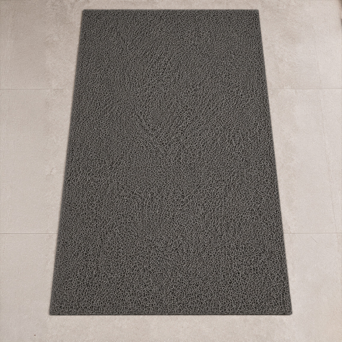    Güven Collection Kıvırcık Paspas Gri 120x250 cm 
