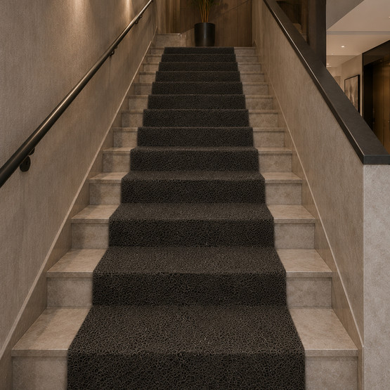 Güven Collection Kıvırcık Paspas Gri 120x300 cm