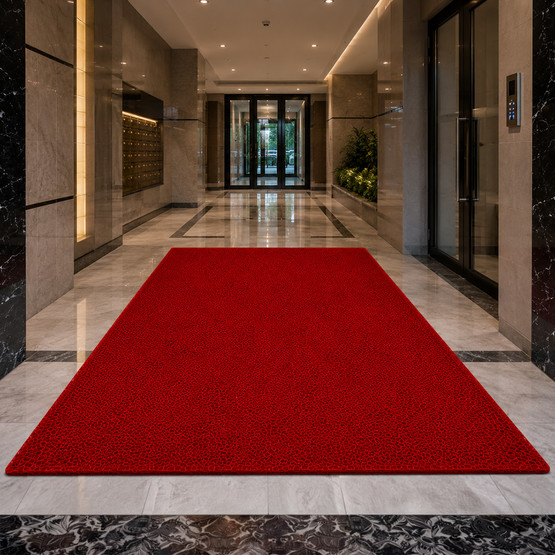 Güven Collection Kıvırcık Paspas Kırmızı 120x250 cm