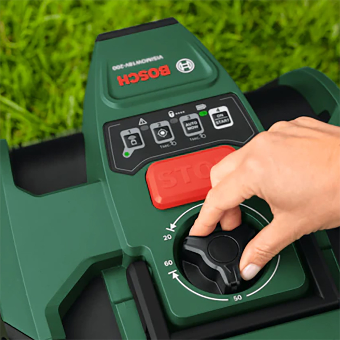    Bosch  VISIMOW18V-200 Robotik Çim Biçme Makinesi 1 x 5,0 Ah 