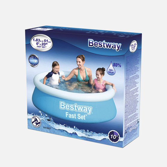Bestway 57392 Fast Set Çember Şişme Havuz,1.83 m x 51 cm 