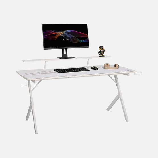 Adore Ryze Castle Karbon Fiber RGB Oyuncu Masası Beyaz